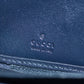 Gucci Navy Interlocking G Leather Round Zipper Long Wallet #1863