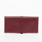 Prada Maroon Bordeaux Leather Long Wallet #1871