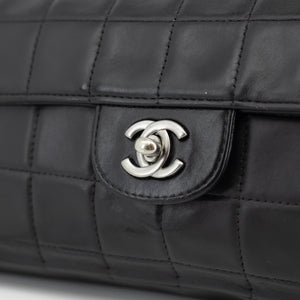 Chanel East West Chocolate Bar Black Shoulder Bag  #1893
