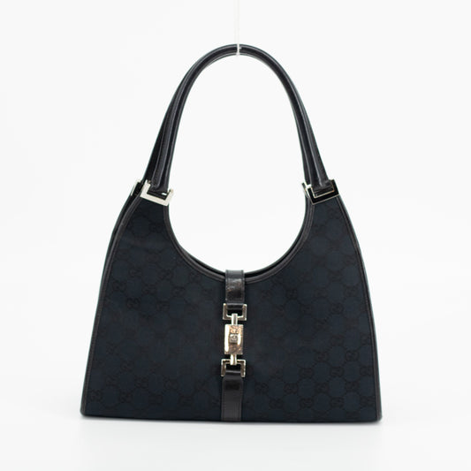 Gucci GG Canvas Black Jackie Shoulder Bag #1919