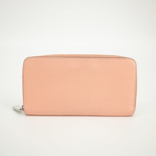 Louis Vuitton Pink Epi Zippy Long Wallet #1961