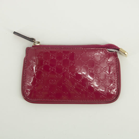 Gucci GG Guccisima Patent Leather Key Card Holder #2006