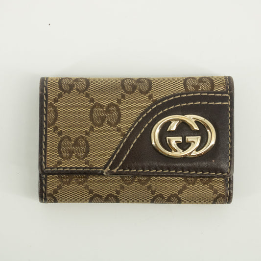 Gucci GG Canvas Interlocking Key Case #2007