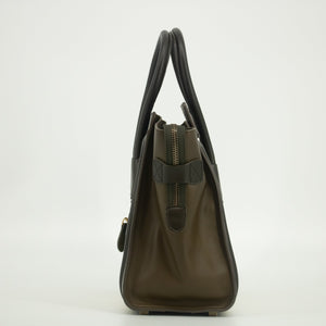 Celine Nubuck Smooth Calfskin Nano Tri-Color Luggage Bag  #2016
