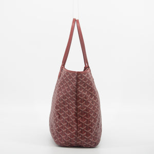 Goyard Red Herringbone Saint Louis PM w/ Pouch  #2018