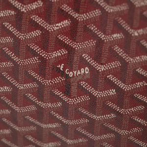 Goyard Red Herringbone Saint Louis PM w/ Pouch  #2018