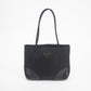 Prada Black Nylon x Leather Tote Bag  #2029