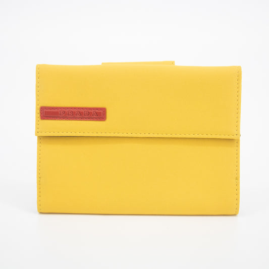 Prada Yellow Sport Nylon Wallet  #2039