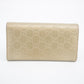 Gucci Gold Guccisima Leather Ribbon Long Wallet #2056