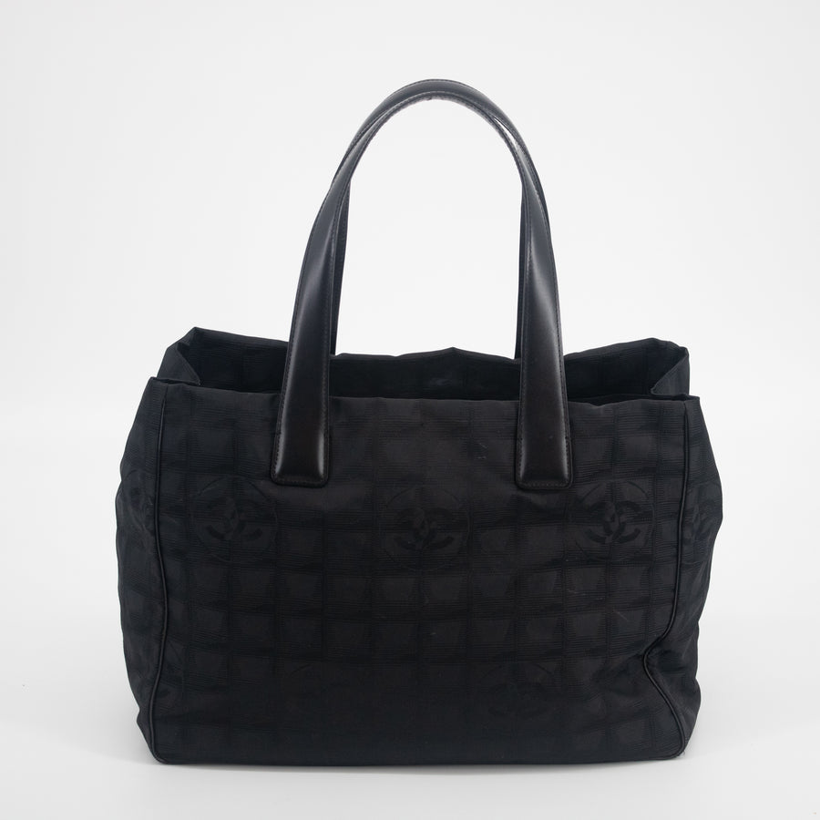 Chanel Black New Travel Line Gold Hardware Handbag #2066