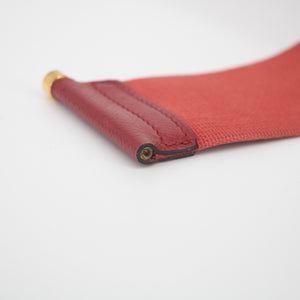 Hermes Tsako Sako Convertible Red Ardenne Leather Bag #2067