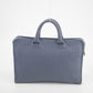 Bottega Veneta Leather Intrecciato Briefcase Business Bag Blue #2081