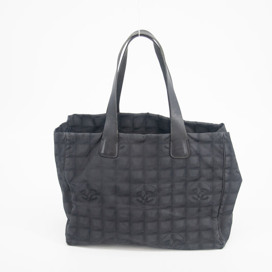 Chanel New Travel Line Nylon Black Tote Bag #2090