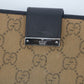 Gucci GG Canvas Brown / Black Long Wallet  #2146