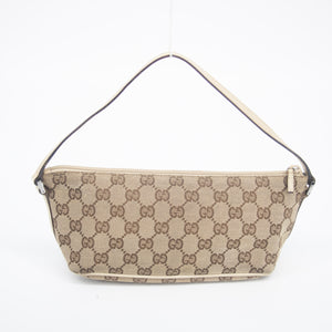 Gucci GG Canvas Brown Boat Pochette  #2171