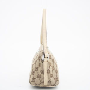 Gucci GG Canvas Brown Boat Pochette  #2171