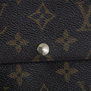 Louis Vuitton Monogram Canvas Portefeuille Sarah Wallet #2192