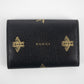 Gucci Leather Bee Gold Star Key Holder  #2219