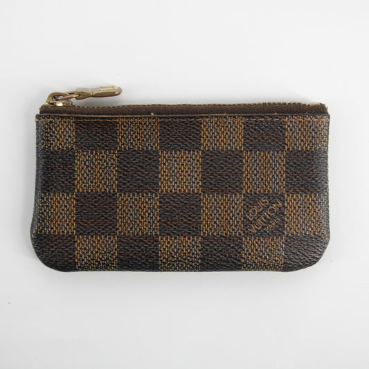 Louis Vuitton Damier Ebene Canvas Key Cles #2221