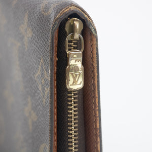 Louis Vuitton Monogram Canvas Monet Zippy Wallet #2222