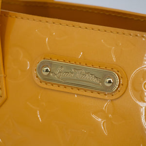 Louis Vuitton Yellow Vernis Wilshire PM  #2250