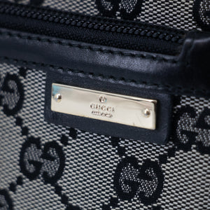 Gucci GG Canvas Navy Shoulder Bag 001 4198 #2258