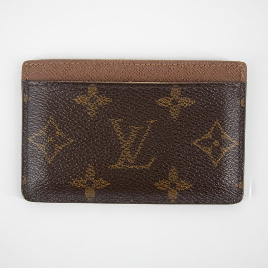 Louis Vuitton Monogram Porte Carte Card Case #2279