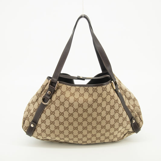 Gucci GG Canvas Brown Abbey Shoulder Bag #2302