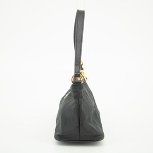 Prada Black Nylon Tessuto Pochette Bag #2308
