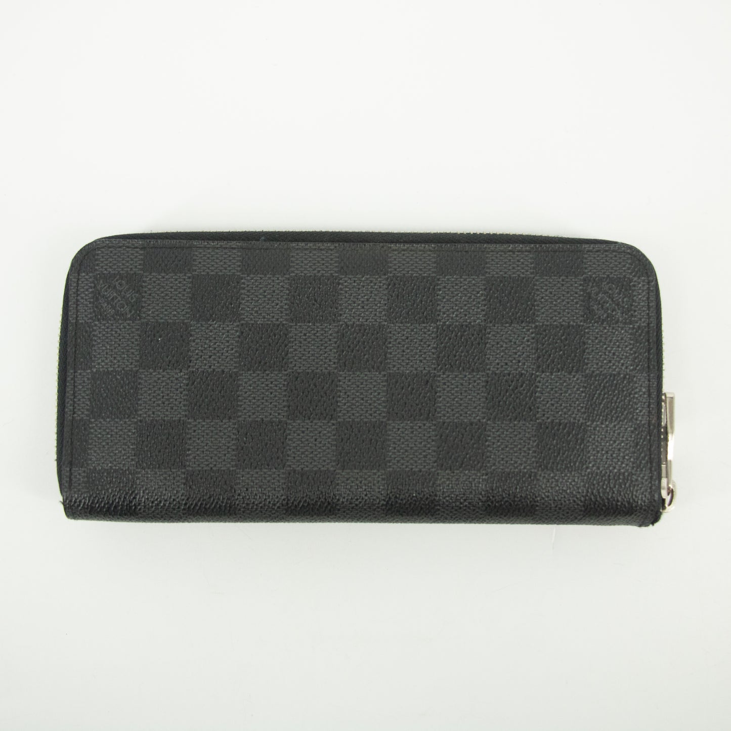 Louis Vuitton Damier Graphite Vertical Zippy Wallet #2380