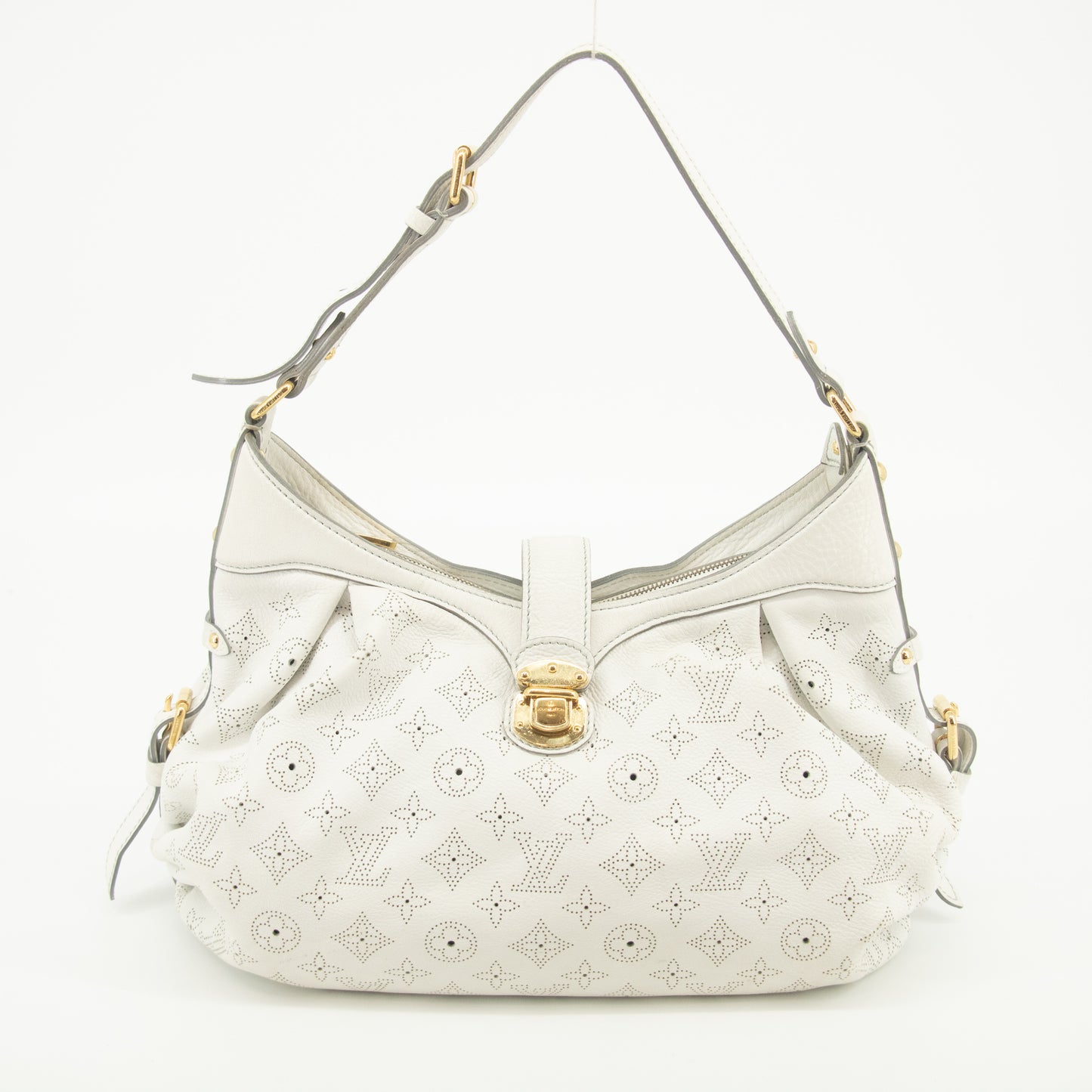 Louis Vuitton Ivory Monogram Mahina XS Shoulder Bag #2402