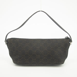 Gucci GG Canvas Brown Boat Pochette #2409