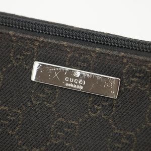 Gucci GG Canvas Brown Boat Pochette #2409