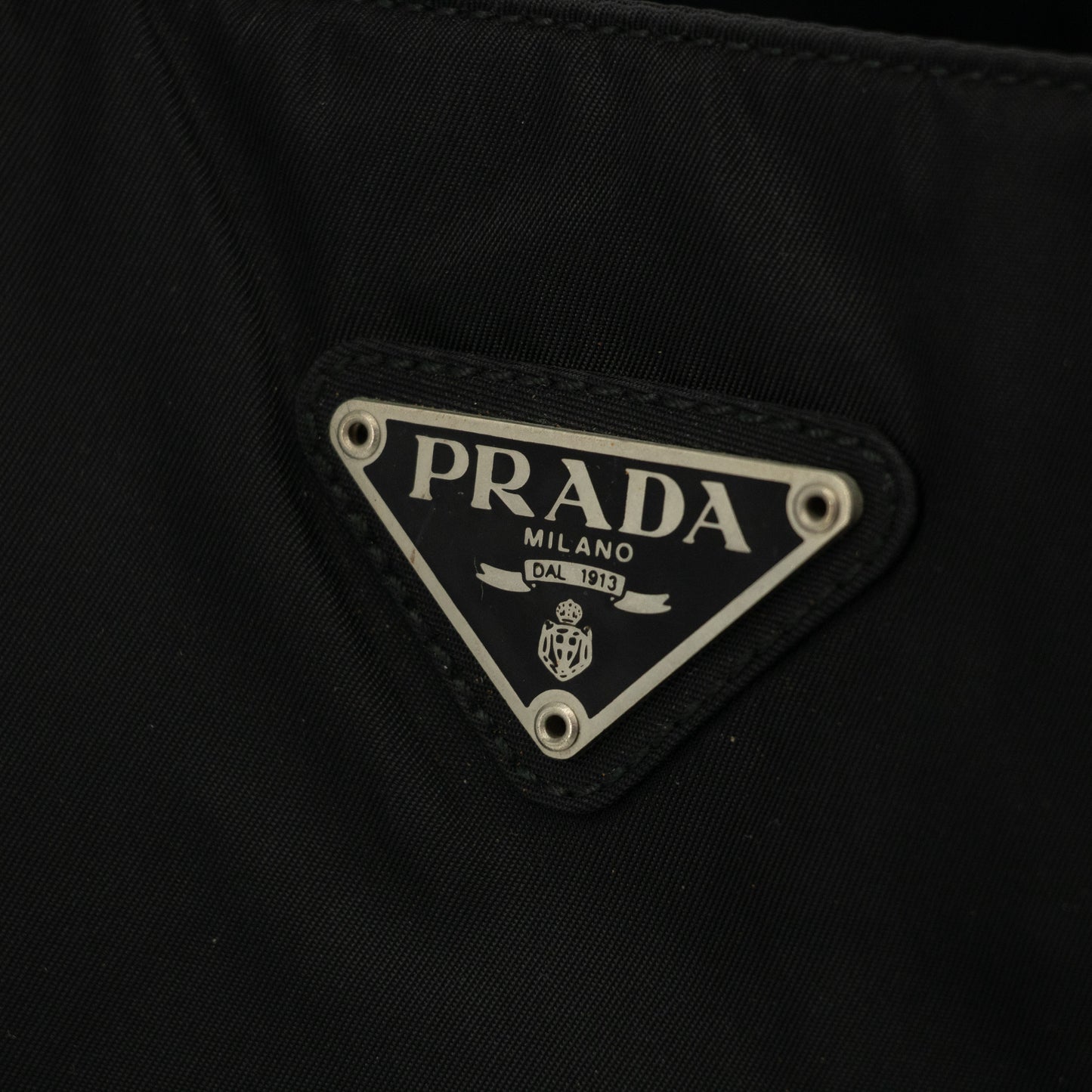 Prada Black Tessuto Nylon Tote Bag  #2459