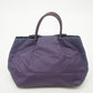 Prada Purple Tessuto Nylon x Leather Ribbon Tote Bag #2460