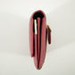 Prada Pink Saffiano Leather Long Wallet #2466