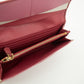 Prada Pink Saffiano Leather Long Wallet #2466