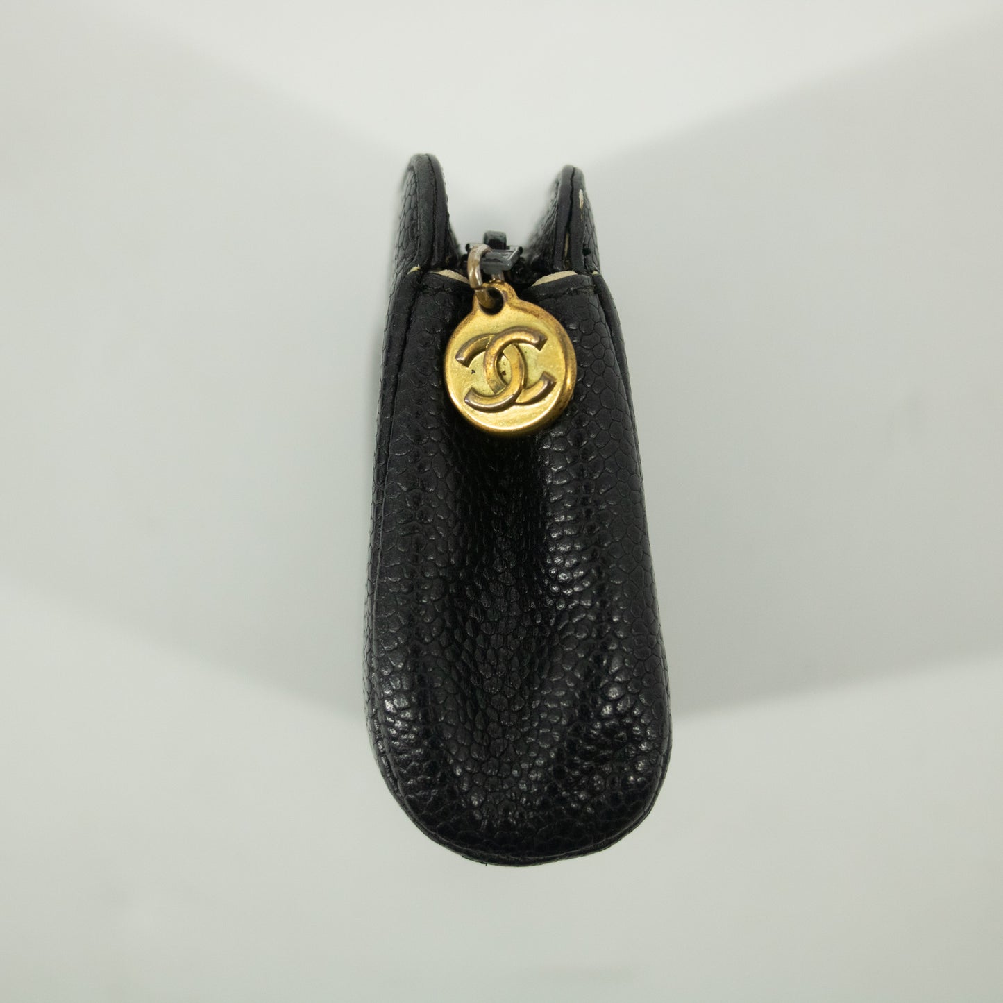 Chanel Coco Caviar Skin Black Mockup Pouch #2527