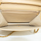 Chanel Lamb Skin Beige Single Flap Gold Hardware Shoulder Bag #2545