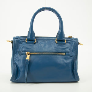 Miu Miu Blue Leather 2 Way Shoulder Bag  #2553