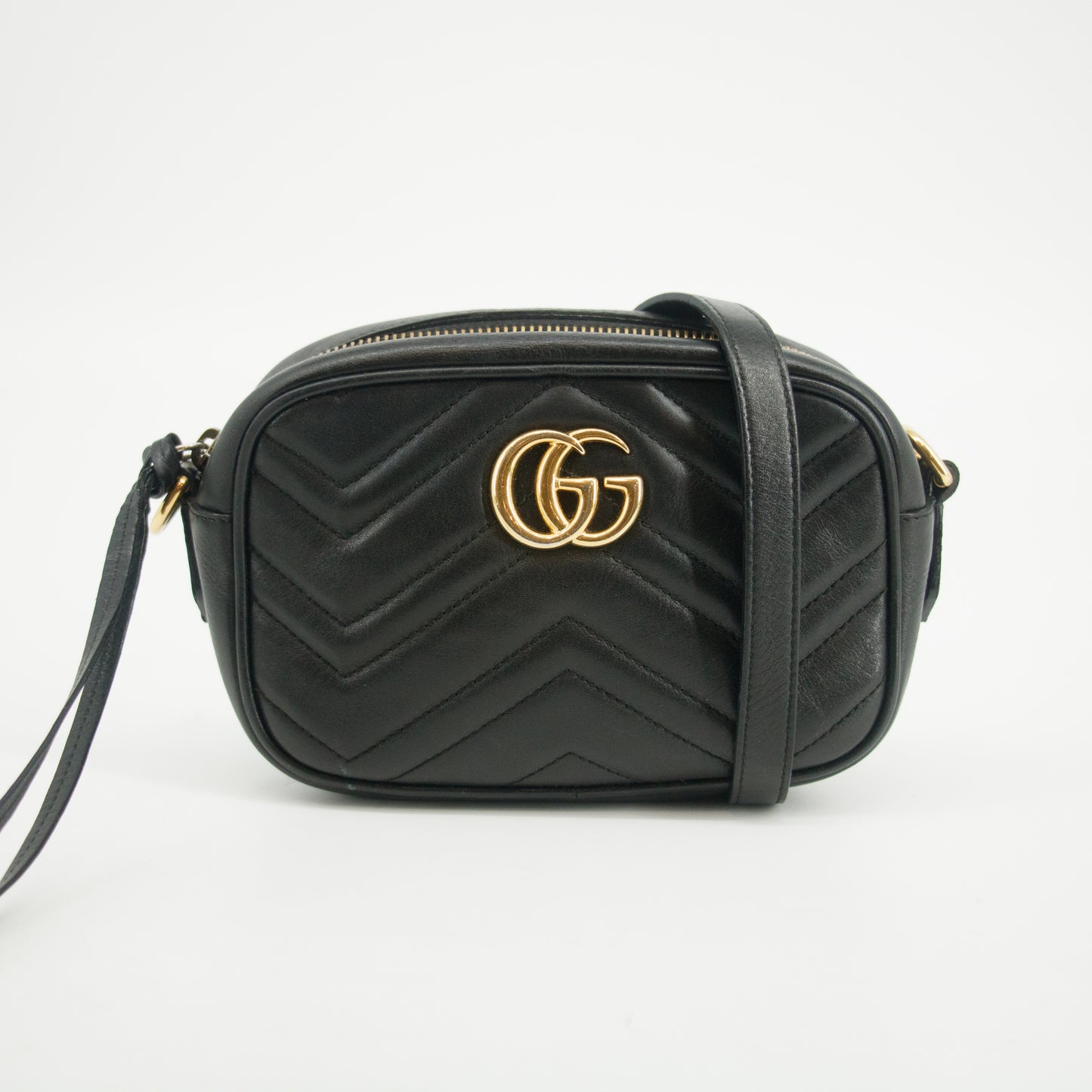 Gucci Black Marmont Chain Shoulder Bag  #2589