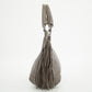 Chanel LAX Grained Leather Tassel Handle Bag Grey 8 Series-#2620