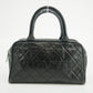 Chanel Caviar Skin Mini Boston Black Handbag 6 Series #2624