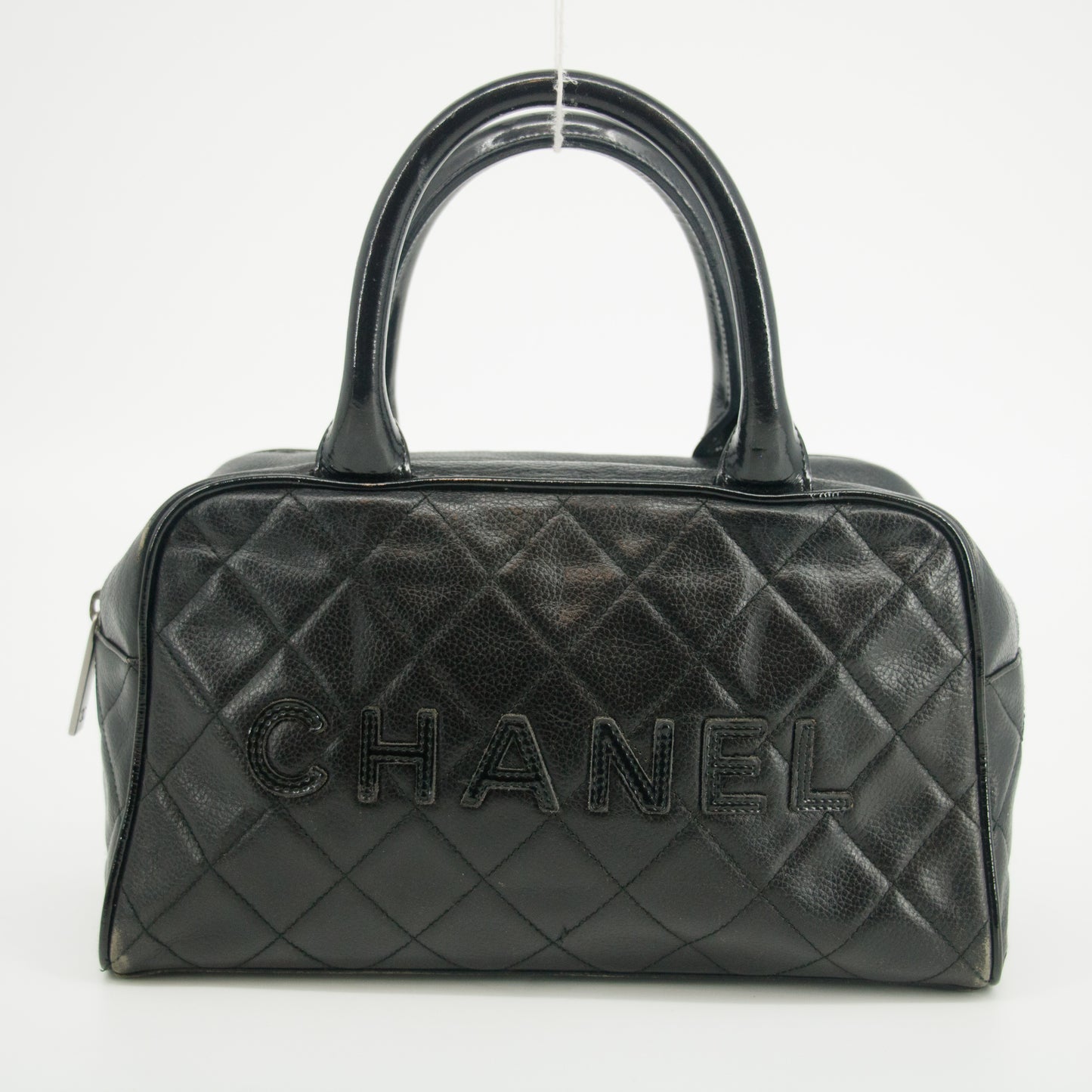 Chanel Caviar Skin Mini Boston Black Handbag 6 Series #2624