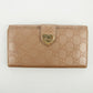 Gucci Pink Guccisima Leather Long Wallet #2634