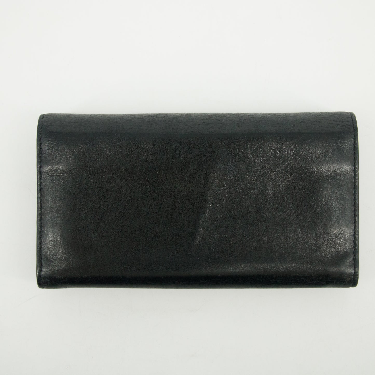 Gucci Black Interlocking G Leather Long Wallet  #2636