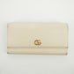 Gucci Ivory GG Marmont Leather Long Wallet #2638