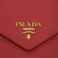 Prada Pink Saffiano Leather Letter Long Wallet #2639