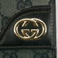 Gucci Black GG Canvas x Leather Compact Wallet #2647