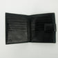 Gucci Black GG Canvas x Leather Compact Wallet #2647